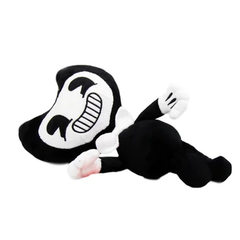 50cm Blæk Maskinen Halloween Tegnefilm Plys Legetøj Thriller Spil Udstoppede Dukker Anime Figur Peluches Legetøj Kids Halloween Gaver