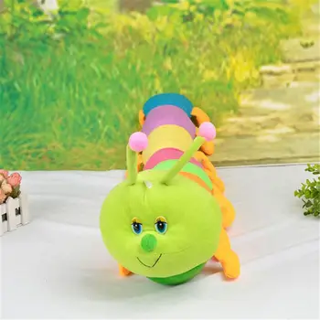 50cm Søde Tegneserie Dyr Farverige Inchworm Caterpillar Blødt Komfortabelt Børn Dukke Smide Pude Pude Toy Børn Gave