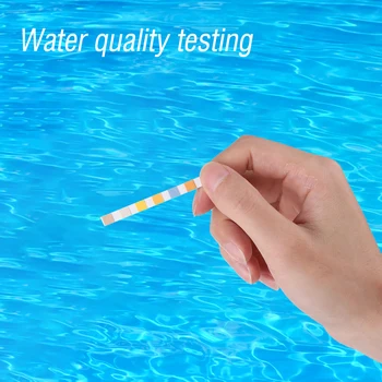 50stk 6 i 1 Swimmingpool PH Test Papir Klor Test Strip SPA Vand Tester Mp Swimmingpool Vand Tester Papir