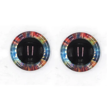 50stk/masse Nye Design Mønster med klare øjne sikkerhed/glitter toy øjne for diy-dukke