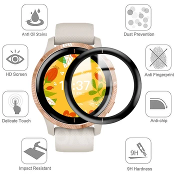 5D Bløde Fibre Glas beskyttelsesfilm Til Garmin Venu Fuld Buet Dæksel Skærm Protektor til Garmin Venu Smartwatch Tilbehør
