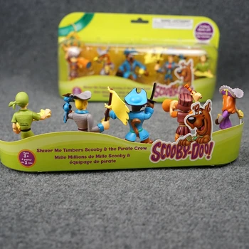 5PCS/Masse 7cm Max Scooby pirat eventyr serien doll display børns gave legetøj
