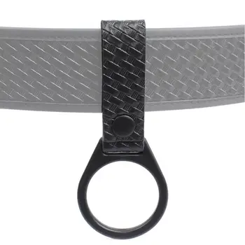5cm Diameter Slide-On Duty Bælte Ring Holder Til Maglite Sort Ring Web-lomm Til Jagt Holdbar Metal Celle A0F9