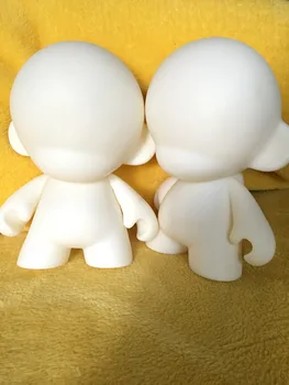 5pcs/Masse 4.4 inch Kidrobot Munny hvide dukker gøre det selv DIY Vinyl Art Figur legetøj Med Opp Taske