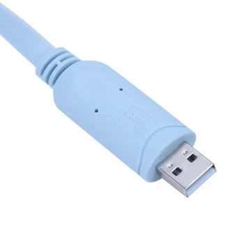 6 FT(5.9 Fødder) Konsol Kabel med FTDI-Chippen, USB til Rj45 Kabel, USB2.0 RS232 til RJ45 Kabel