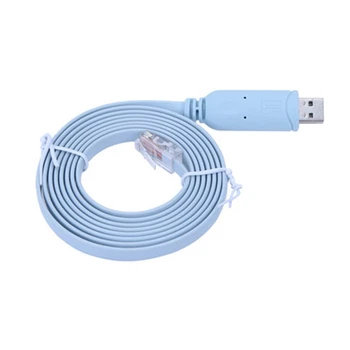 6 FT(5.9 Fødder) Konsol Kabel med FTDI-Chippen, USB til Rj45 Kabel, USB2.0 RS232 til RJ45 Kabel
