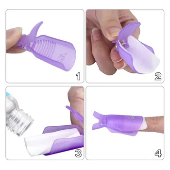 600PCS/Masse Fnugfri Negle Servietter UV Gel Polish Remover Nail Wipes Badekar Manicure Gel Wipe Bomuld Servietter Nail Art Værktøj