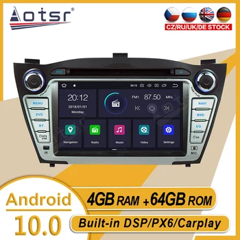 64GB For Hyundai Tucson IX35 2009 2010-Bil Stereo Multimedie-Afspiller Android GPS Navi Auto Audio Radio Carplay PX6 Head Unit