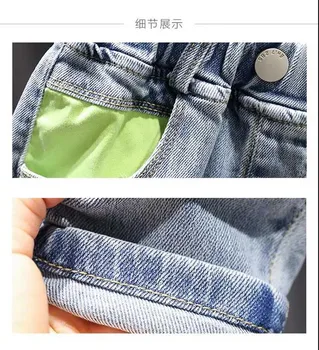 66-120cm Baby Pige Daddy Bukser Foråret koreansk Stil Trendy Udenlandske Loose Jeans