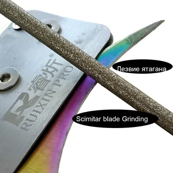 6mm cylinder Diamant hvæssesten match for Ruixin Rx008 kniv og slien diamond bar Savtakket kniv,Scimitar kniv Spids Slibning