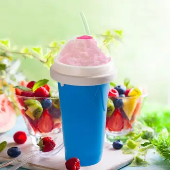 70% af Dropshipping!Smoothies Kop Øko-venlige Dobbelt Lag Silikone Sjappet Ice Cream Maker til Hjemmet Hurtig Køling Cup