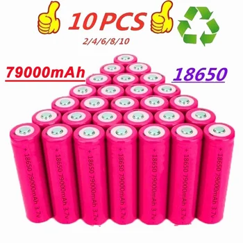 79000mAh Kapacitet Genopladeligt Batteri ICR18650 Lithium Batteri Lommelygte, Pandelampe Lithium-Ion-Batteri Toy/elektrisk Opladning