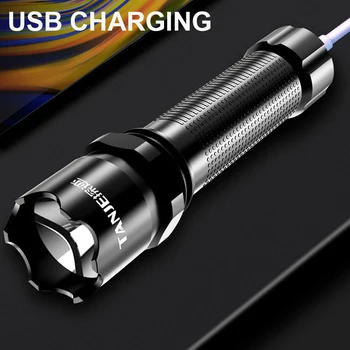 8000 Lumens led Lommelygte Lommelygte Torch-Lampe USB-Genopladelige Lanterna-Med Indbygget Batteri Vandtæt LED Cykel Lommelygte