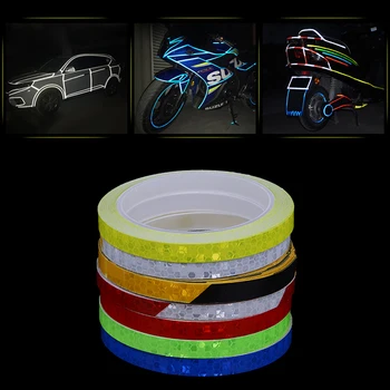 8m Cykel Reflekterende Klistermærker, Tape MTB Bil, Motorcykel Reflektor Sikkerhed Fælgen Decal Sikkerhed Indretning Mærkat Tilbehør