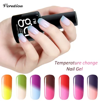 8ml Kvalitet Farven med Temperatur Thermo Stemning, Farve, Lak Temperatur nail gel negle dekoration gel