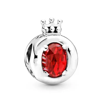 925 Sterling SilverRed valentine ' s day ballon kærlighed Vedhæng DIY fine perler Passer Oprindelige Pandora Armbånd Smykker