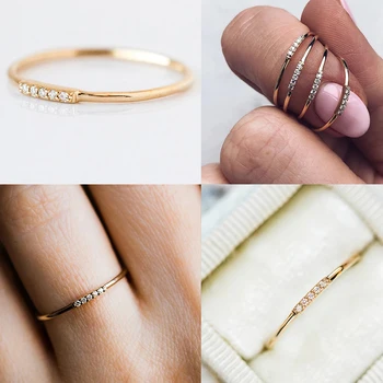 925 Sterling Sølv Minimalistisk Punk Finger Ringe Til Kvinder, Engagement, Jubilæum, Fødselsdag Gaver 2021 Tendens Smykker