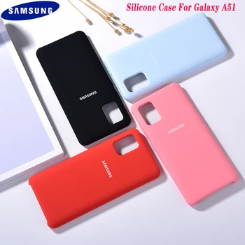 A11 A31 A41 A51 A71 5G Note 20 Tilfælde Original Samsung Galaxy Silkeblød Flydende Silikone Cover Soft-Touch Tilbage Beskyttende Galaxy Note20