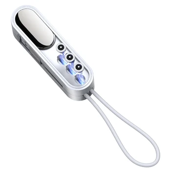 !ACCEZZ 3-i-1 Kort Magnetisk USB-Kabel Med Magnetic Plug Box Storage Til iPhone 11 Pro XS ANTAL XR-X Huawei Xiaomi Opladning Wire