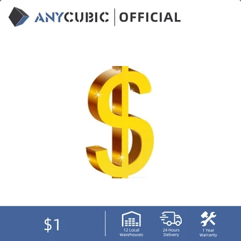 ANYCUBIC 1 USD, der anvendes til at betale prisforskellen Fjernbetjening Fragt gebyr