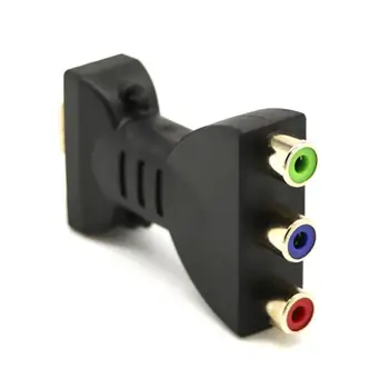 AV Digital Signal HDMI-kompatibel Til 3 RCA-Audio-Adapter Component Konverter Video Audio Adapter AV Component Konverter