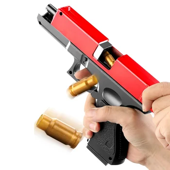 AirSoft Gun Manuel Pistol Glock Legetøjs Pistol EVA Dart Pistol Blød Kugle Skydning Drenge Udendørs Legetøj Cs Spil Sniper Våben Gaver Til Kid