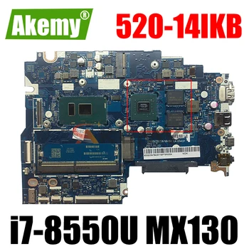 Akemy For Lenovo YOGA 520-14IKB Flex 5-1470 Laptop Bundkort LA-E541P CPU i7-8550U GPU MX130 2GB Testet Arbejde