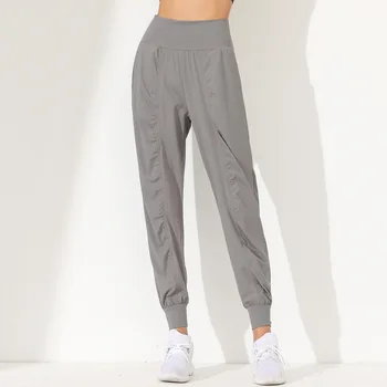 Alo Yoga Kvinders Løs Sports Bukser Casual Trendy Mode Bukser Jogging Motion Ud Gade Trænings-og Høj talje Bukser 8802