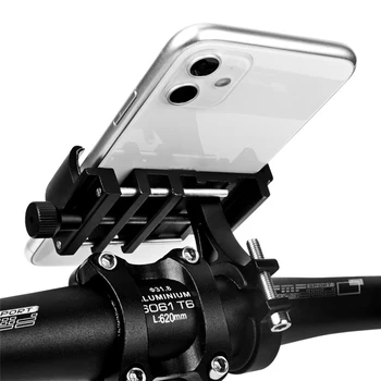 Aluminium Cykel Telefon Holder til 3,5 6,2 Tommer Smartphone 360° Justerbar Støtte GPS Telefonen Stå Mount Beslag Udendørs Cykling
