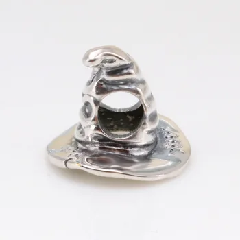 Amas Ægte 925 Sterling Sølv Potter Stil Sortering Hat Charme Passer Oprindelige Armbånd Halskæde DIY Smykker