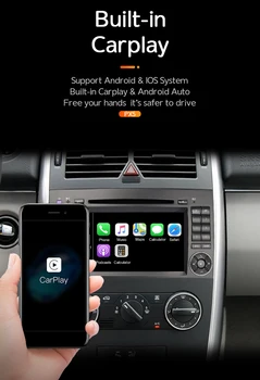 Android Bil DVD-Afspiller Til Mercedes Benz B200 B-Klasse W169 W245 Viano Vito W639 Sprinter W906 Multimedia-Afspiller, GPS 2 Din Radio