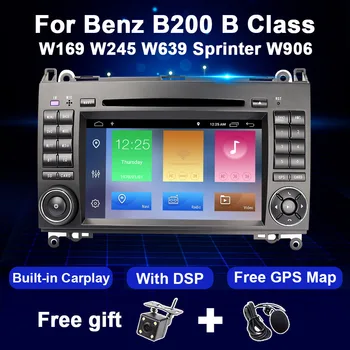 Android Bil DVD-Afspiller Til Mercedes Benz B200 B-Klasse W169 W245 Viano Vito W639 Sprinter W906 Multimedia-Afspiller, GPS 2 Din Radio