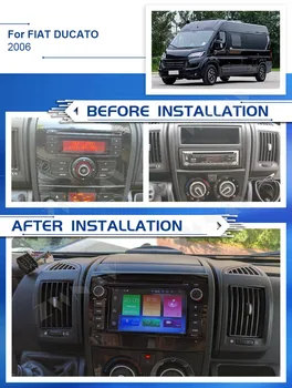 Android-Skærmen For Fiat Ducato 2006 2007 2008 2009 2010 2011 2012-2019 Audio Radio styret bil Stereo ny Afspiller til Multimedie-Enhed