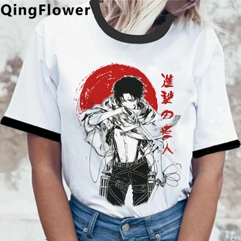 Angreb på Titan Shingeki Ingen Kyojin tøj kvinder vintage hvid t-shirt grunge casual kawaii tøj æstetiske harajuku kawaii