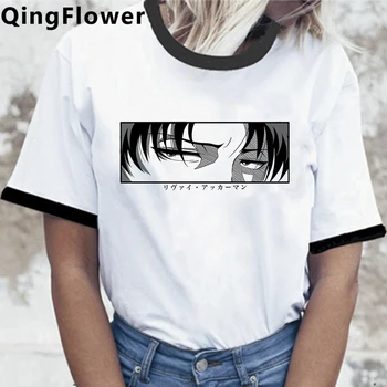 Angreb på Titan Shingeki Ingen Kyojin tøj kvinder vintage hvid t-shirt grunge casual kawaii tøj æstetiske harajuku kawaii