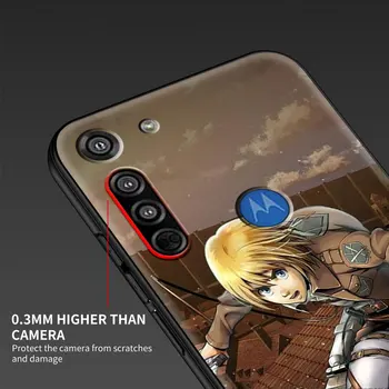 Anime Angreb På Titan Levi Dækning for Motorola G9 Spille En Fusion Hyper G8-Power Lite Kant Plus E6s G Stylus G10 G30 Telefonen Sag