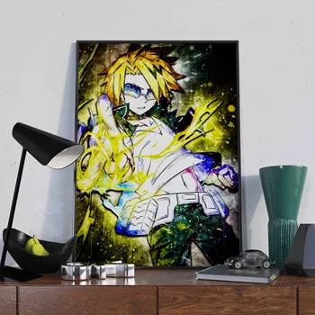 Anime Figur My Hero Forskere/Demon Slayer/Kimetsu ingen Yaiba Plakat Dekoration Kunst Maleri Hjem Værelses Væg Udsmykning Lærred, Plakat