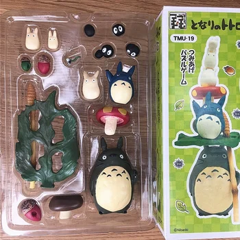 Anime-Filmen Totoro Mononoke Action Figurer, Legetøj Statuer, Smykker Samling Figur Desktop Indretning Børn Gave 17pcs/sæt