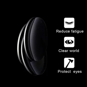 Anti-Blue Ray Lens Fri Form Progressive Recept Optisk Linse Briller Uden UV-Blue Blocker Linse Til Øjne Beskyttelse Hot