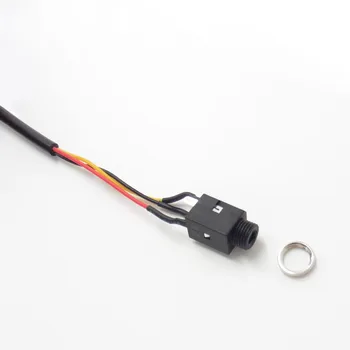 Audio-Kabel 4Pin Fod Stereo 3.5 mm hovedtelefon jack stik med gevind dual channel 3,5 mm kvinde til kvinde audio forlængerkabel