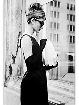Audrey Hepburn Juvel Cross Stitch Balck og Hvide Figur Portræt Broderi Diamant Maleri Tilbehør Diy Maling