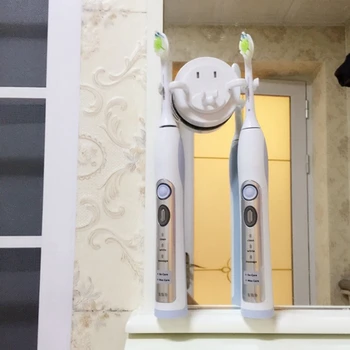 Automatisk Tandbørsteholder Razor Hylde Kraftfuld Vakuum Sugekopper Vandtæt Hængende Krog Børste Dispenser Badeværelse Organizer
