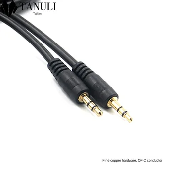Aux audio cable car 3,5 mm to offentlige mobiltelefon audio headset docking-aus optagelse kabel