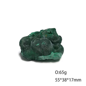 B5-1b BEDSTE! Naturlig smuk malakit mineral prøve Sten, krystal Healing Gratis forsendelse Fra Laos