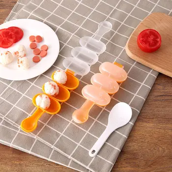 Baby Ris Bold Skimmel Shakers Mad Dekoration Kids Frokost DIY Sushi Kaffefaciliteter Mould Køkken Værktøjer K888