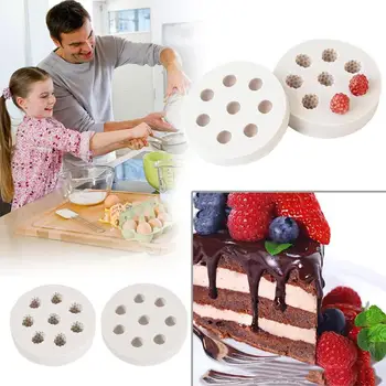 Bageforme Chokolade Kager Af 3D-Hindbær-Blåbær Form Silikone Formen DIY Kage Udsmykning Mould Sugarcraft Bagning Værktøj