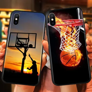 Basketball Aldrig Stopper Silikone Cover Til Apple IPhone 12 Mini-11 Pro XS ANTAL XR-X 8 7 6S 6 Plus 5S SE Telefonen Sag