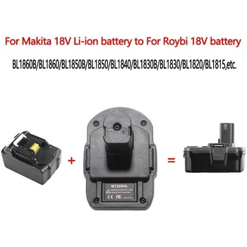 Batteri Adapter Adapter Makita Ryobi 18 V 20V li-Ion-Batteri MT20RNL-MAK-Adapter, der Er Egnet til ROB 18V Batteri Converter