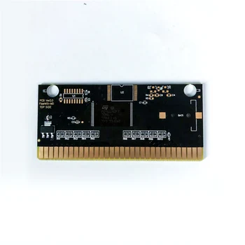 Battletoads - USA Label Flashkit MD ikke-elektrolytisk Guld PCB-Kort til Sega Genesis Megadrive spillekonsol