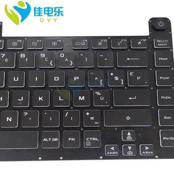 Belgisk RGB-baggrundsbelyst tastatur til ASUS ROG Strix Ar III G531 GT G531G gaming laptop tastaturer G531GW G531GV 0KNR 4613BE00